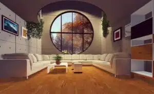 Room with Wood Flooring - Nailed It Builders